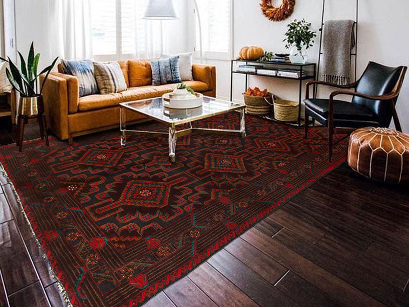 How to Place Baluchi Rug in a Way that Drives Viewer's Attention