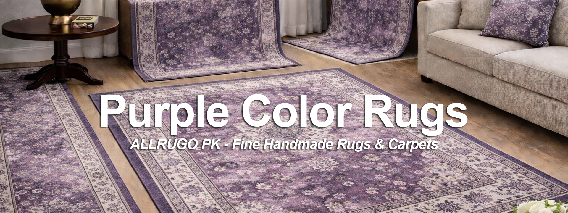 Purple Handmade Rugs and Carpets for Every Room - ALLRUGOPK
