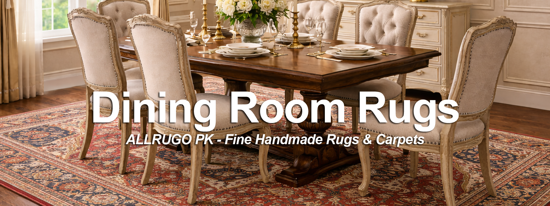 Dining Room Rugs - Perfect Sizes for Dining Area - ALLRUGOPK