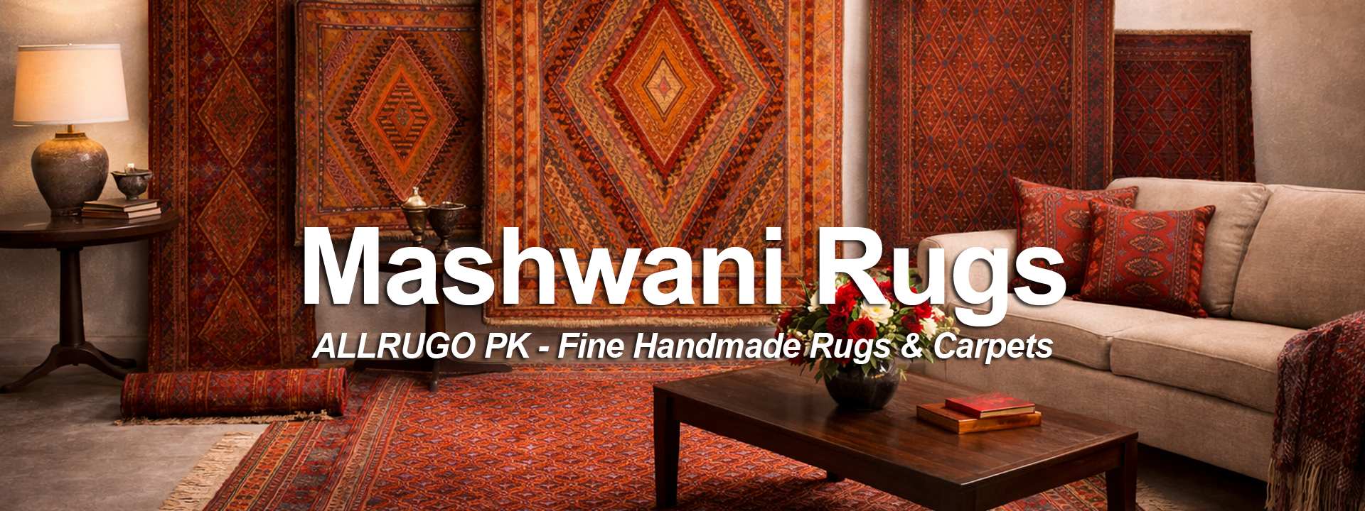 Hand Knotted Mashwani Rugs - Flatweave Kilim - ALLRUGO PK