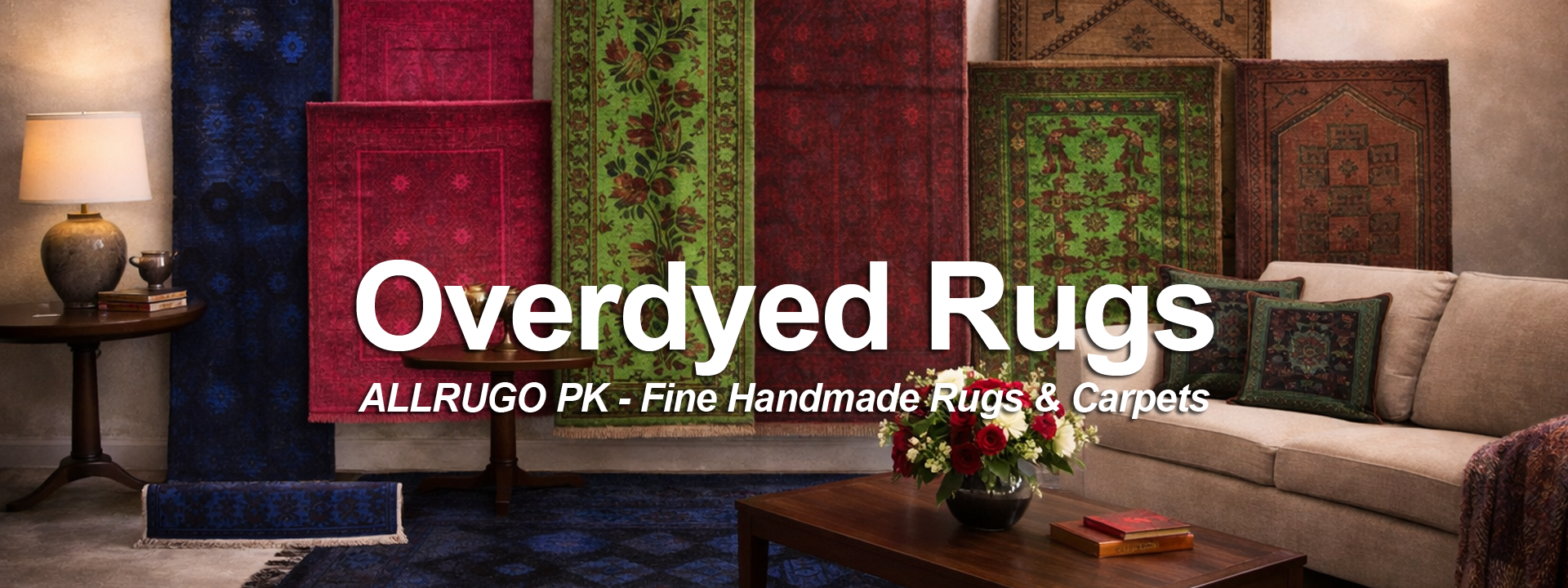 Overdyed Carpets and Rugs - Buy Qaleen at ALLRUGO Pakistan