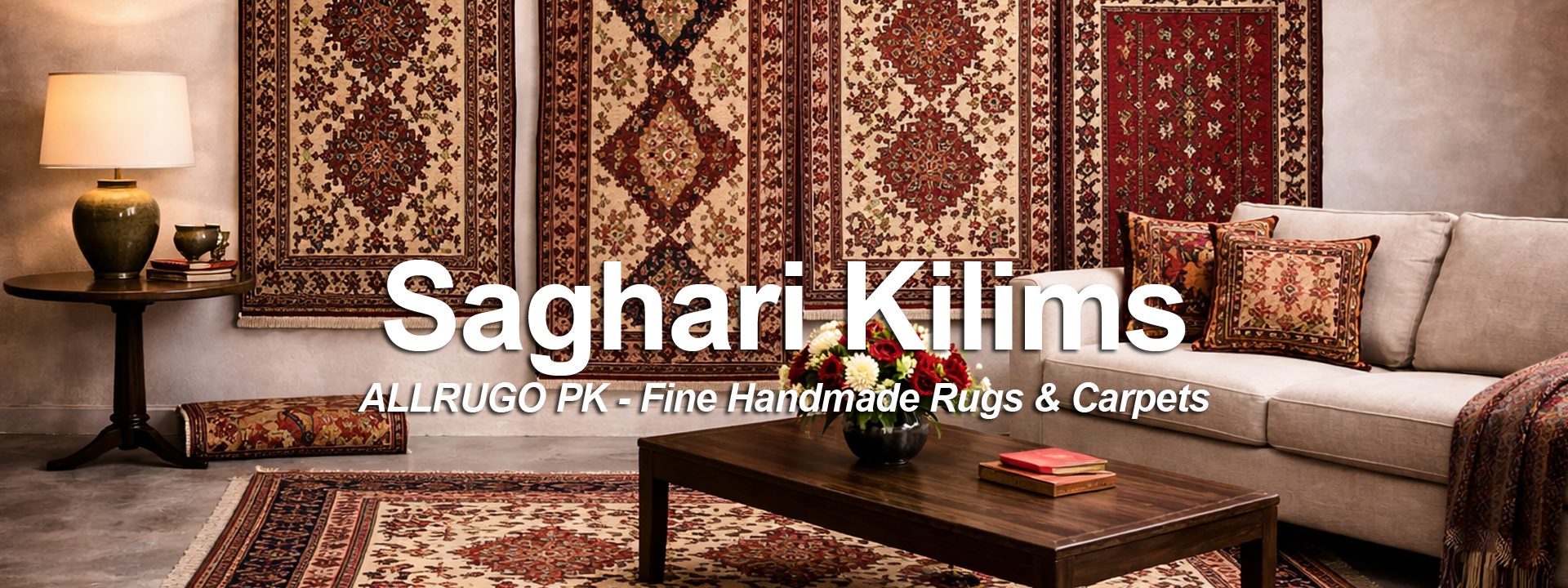 Vintage Kilim Dhurrie Shop - Saghari Kilim at ALLRUGOPK
