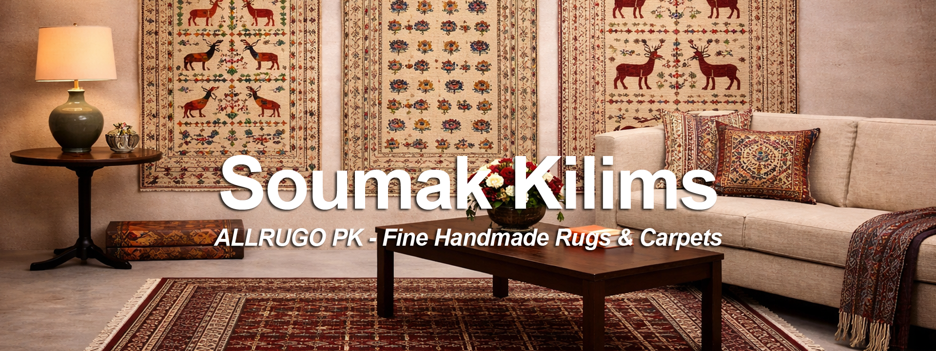 Best Handmade Soumak Kilim and Dhurrie - Buy at ALLRUGO PK