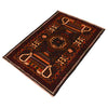 Multi Color Baluchi Rug 2' 9 x 4' 2 (ft) - No. 10135