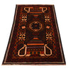 Multi Color Baluchi Rug 2' 9 x 4' 2 (ft) - No. 10135