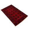 Red Color Baluchi Rug 2' 5 x 4' 3 (ft) - No. 10156