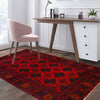 Red Color Baluchi Rug 2' 5 x 4' 3 (ft) - No. 10156