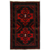 Multi Color Baluchi Rug 2' 6 x 4' 3 (ft) - No. 10165