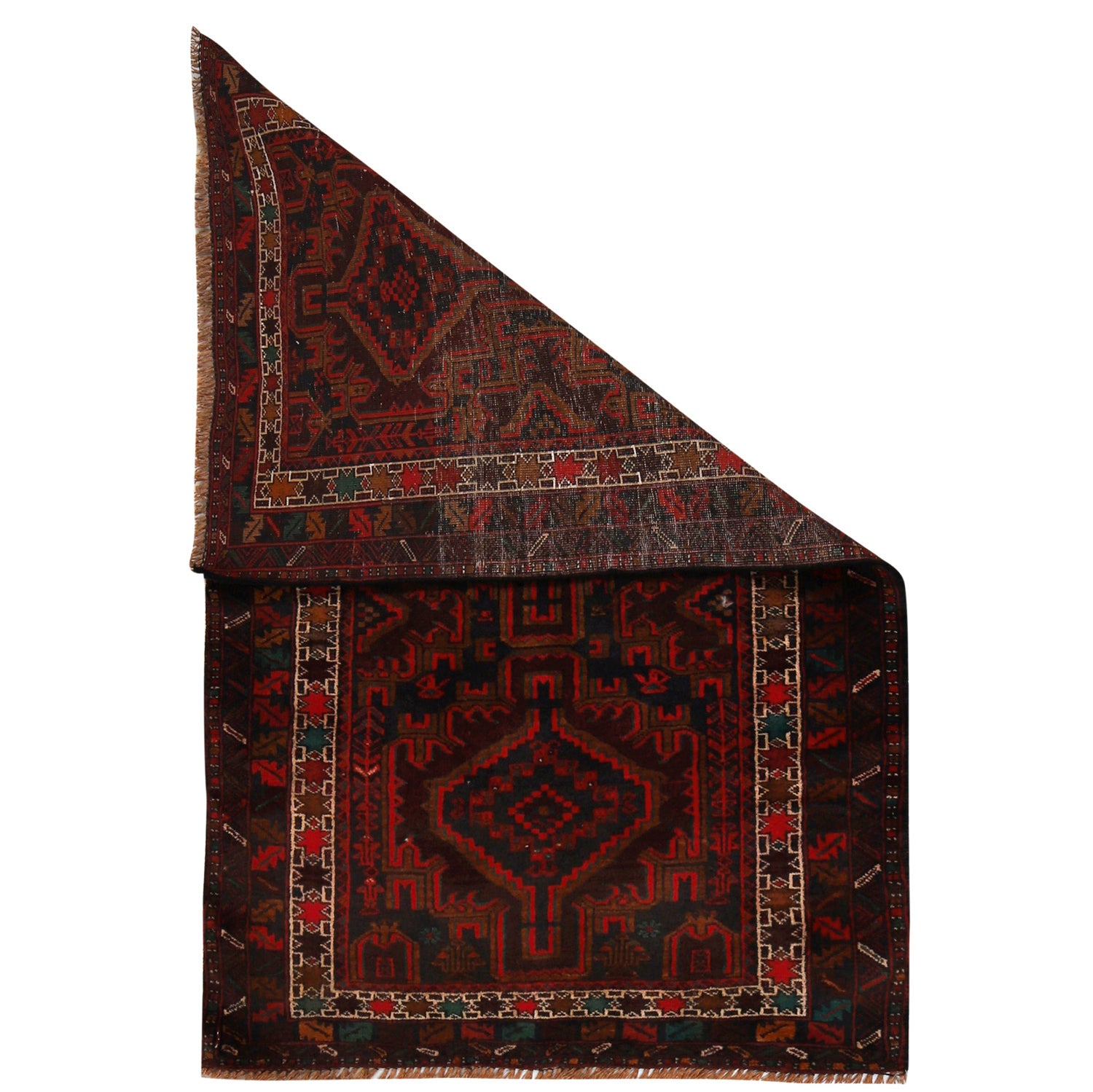 Multi Color Baluchi Rug 2' 7 x 4' 7 (ft) - 10226