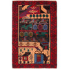 Handmade Picture Rug 2' 8" x 4' 1" (ft)- No. 10255