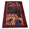 Handmade Picture Rug 2' 8" x 4' 1" (ft)- No. 10255