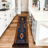 Blue Baluchi Runner 2' 7 x 12' 8 (ft) - No. 10294