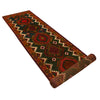 Green Baluchi Runner 2' 7 x 13' 0 (ft) - No. 10295