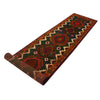 Green Baluchi Runner 2' 7 x 13' 0 (ft) - No. 10295