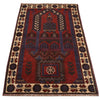 Multi Color Prayer Rug 2' 11" x 4' 6" (ft) - No. 10438