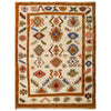 Ivory Color Baluchi Rug 5' 8 x 7' 8 (ft) - No. 10487