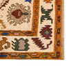 Ivory Color Baluchi Rug 5' 8 x 7' 8 (ft) - No. 10487