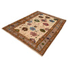 Ivory Color Baluchi Rug 5' 9 x 7' 7 (ft) - No. 10491