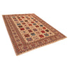 Brown Color Baluchi Rug 6' 11" x 9' 1" (ft) - No. 10495