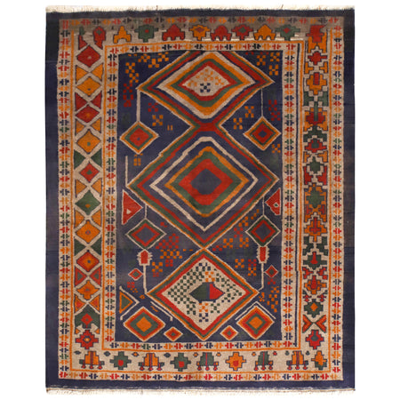 Blue Color Baluchi Rug 5' 3 x 6' 5 (ft) - No. 10630