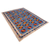 Blue Color Baluchi Rug 5' 7 x 7' 6 (ft) - No. 10631