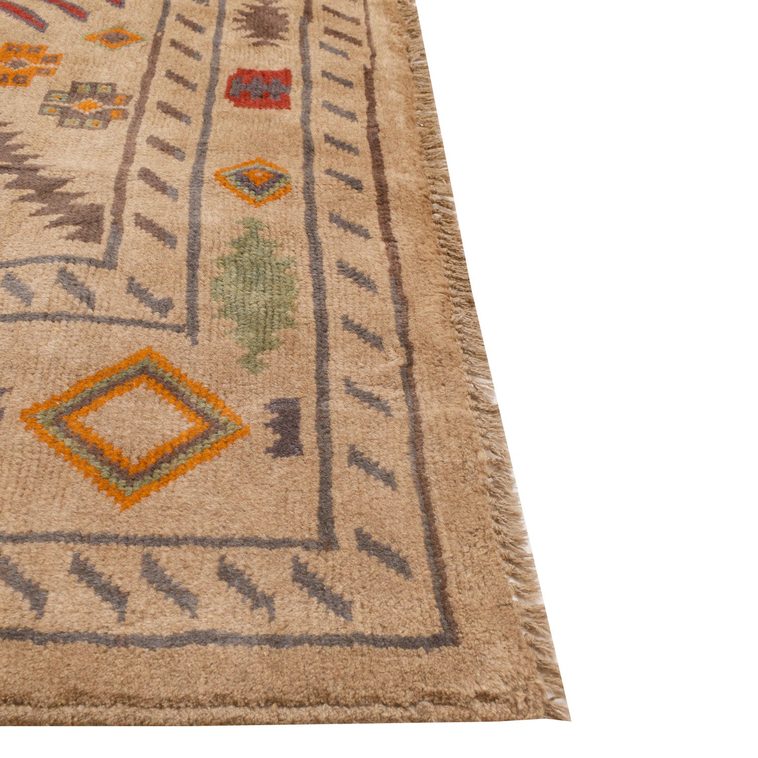 Hand Knotted Baluchi Rug 6' 8 x 9' 9 (ft) - No. 10888