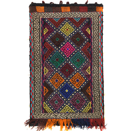 Tribal Balisht Rug 1' 8 x 3' (ft) - No. 11051