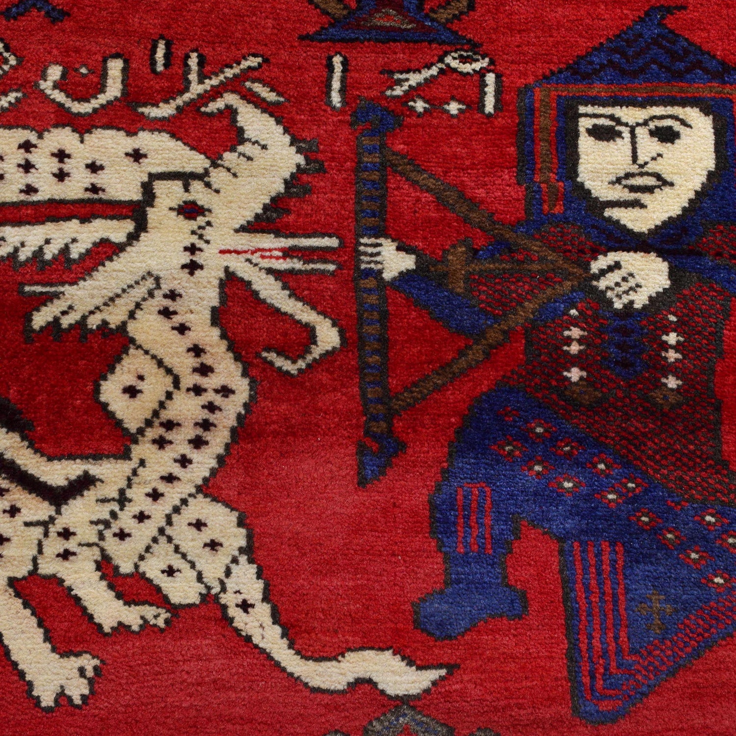 Handmade Picture Rug 2' 9" x 4' 2" (ft)- No. 11265