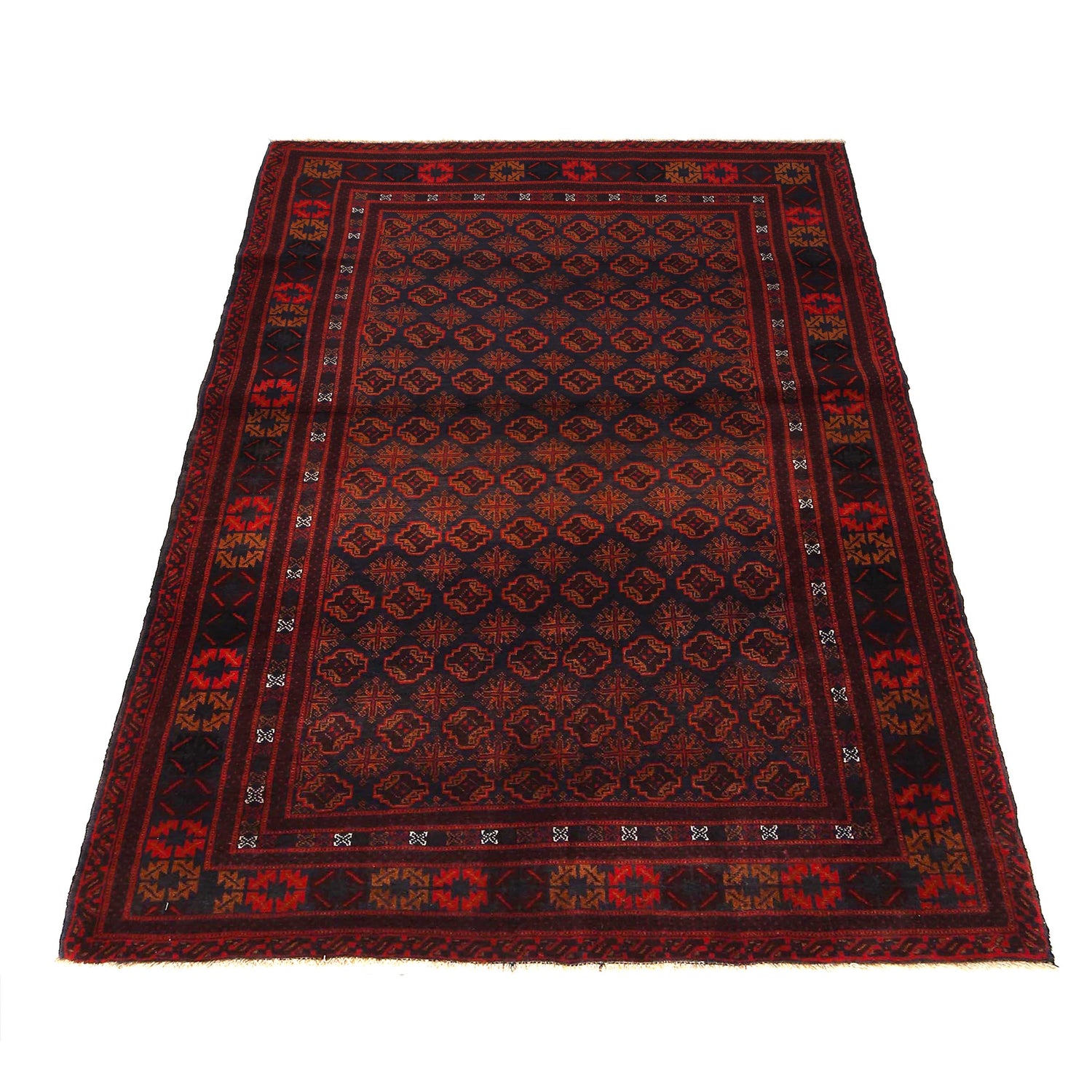 Traditional Baloch Rug 4' 9" x 7' 9" (ft) - No. 11644