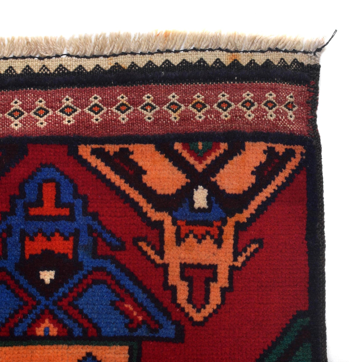 Handmade Pictorial Rug 3' 8" x 6' 6" (ft)- No. 11658