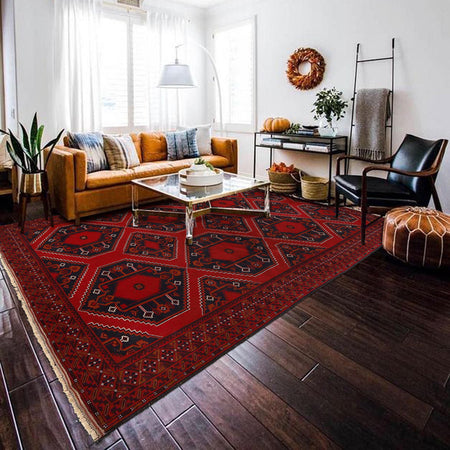 Traditional Baloch Rug 7' 1" x 10' 4" (ft) - No. 11695