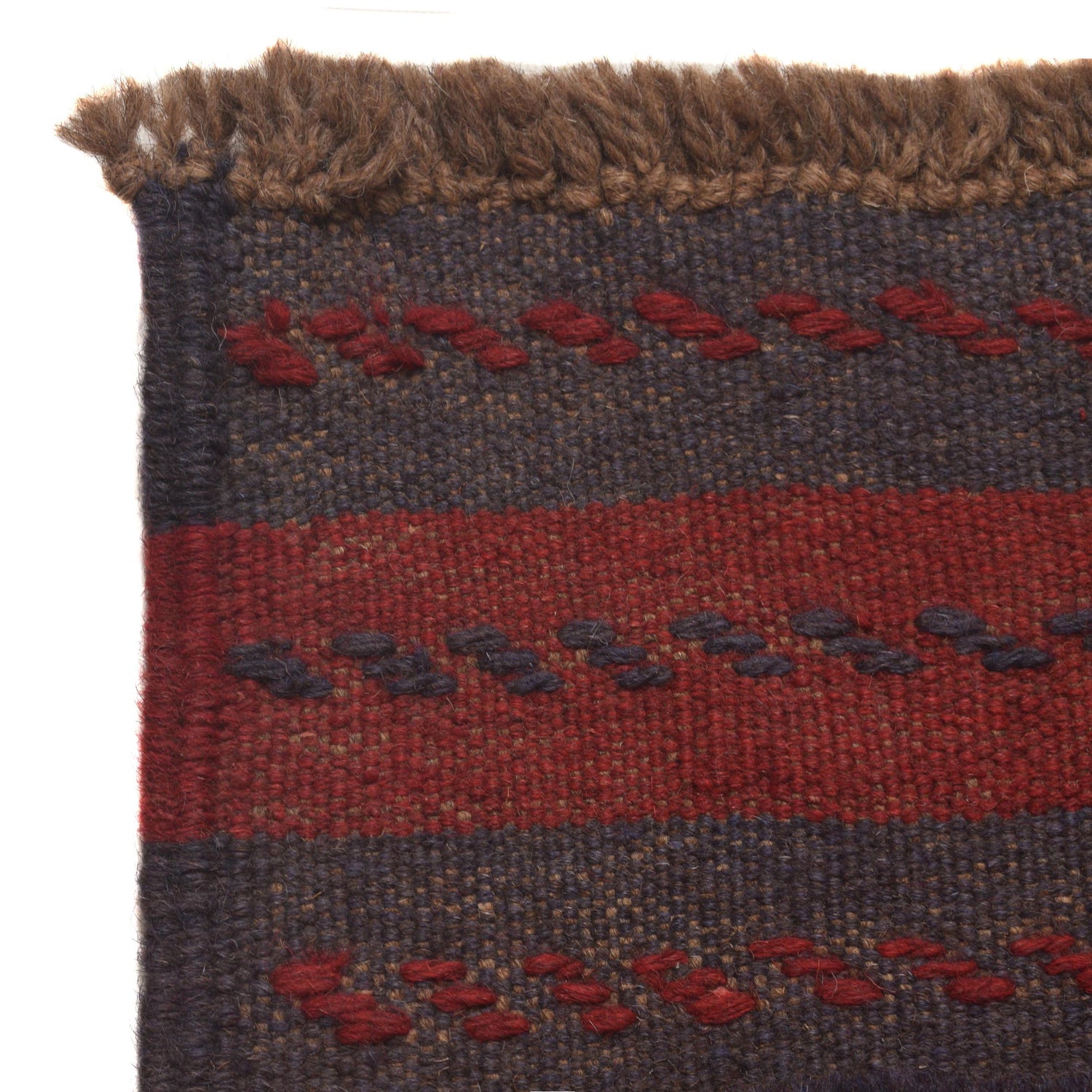 Red Mashwani Long Runner 2' 2 x 11' 8 (ft) - No. 1182