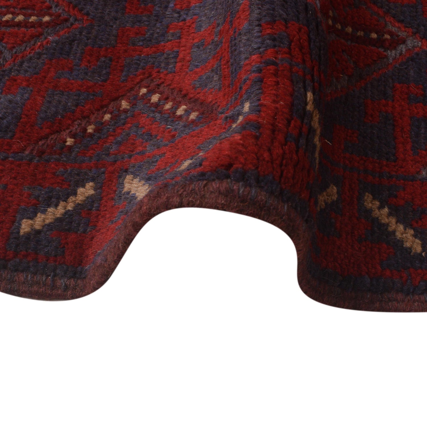 Red Mashwani Long Runner 2' 2 x 11' 8 (ft) - No. 1182