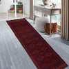 Red Mashwani Long Runner 2' 2 x 11' 8 (ft) - No. 1182