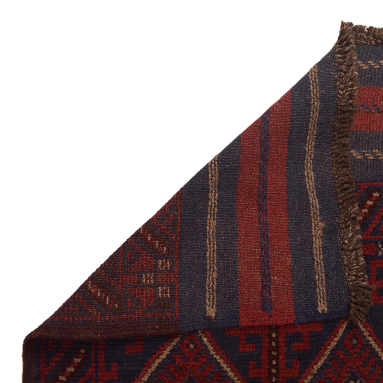 Red Mashwani Long Runner 2' 4 x 11' 8 (ft) - No. 1184