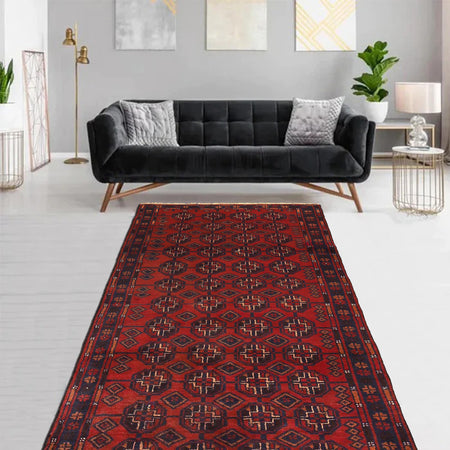 Tribal Baloch Rug 3' 2" x 6' 4" (ft) - No. 1266