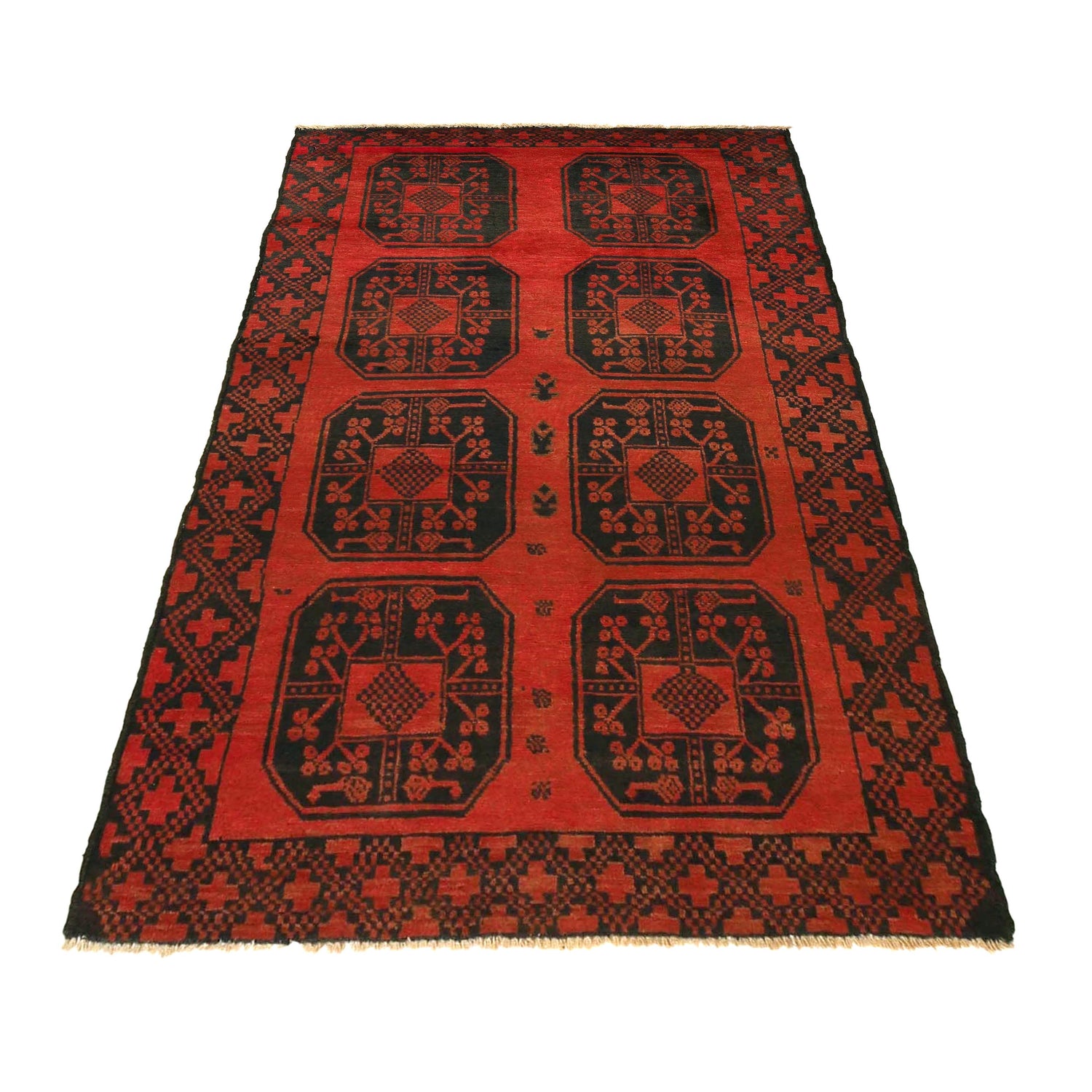 Tribal Baloch Rug 3' 4" x 5' 8" (ft) - No. 1301
