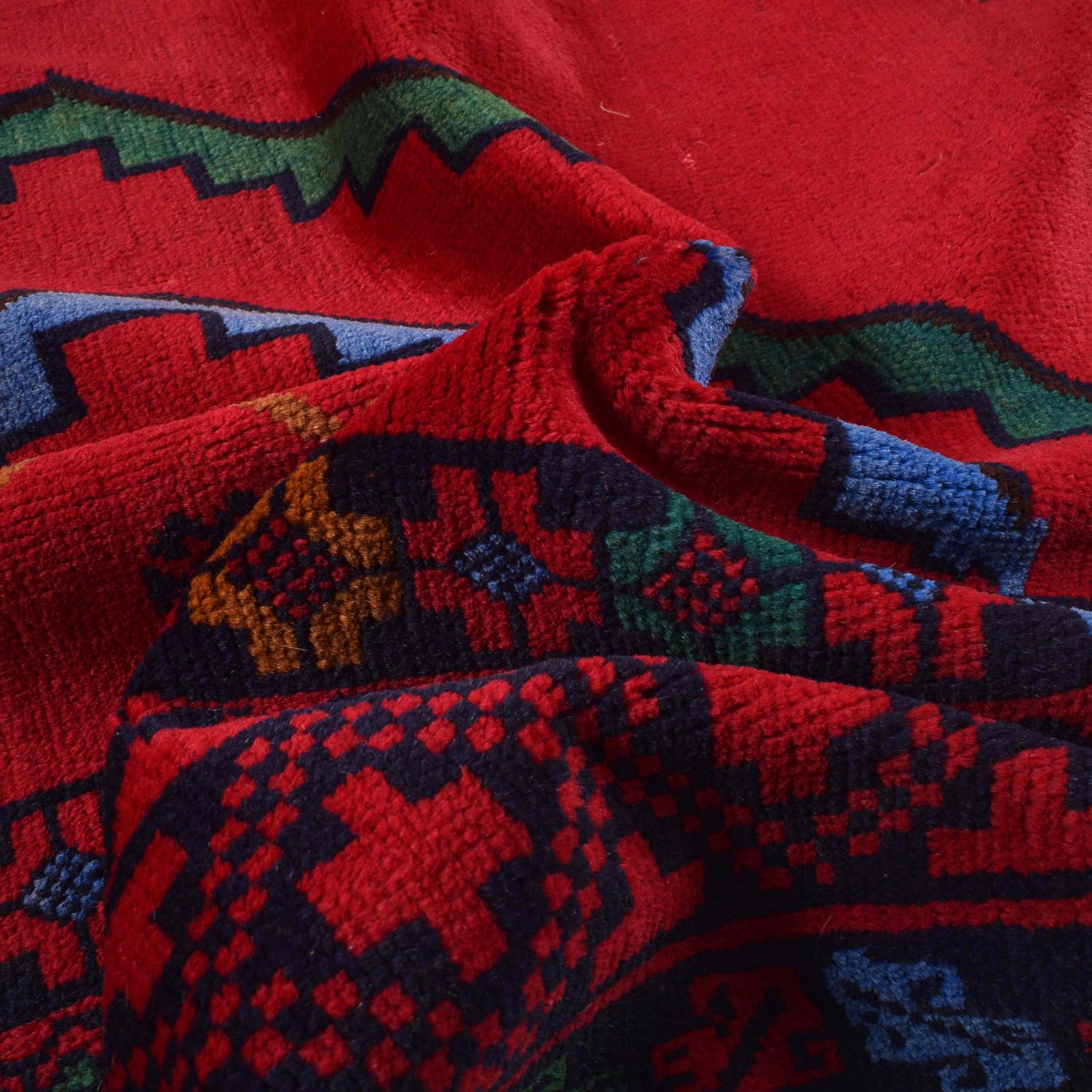 Hand Knotted Baluchi Rug 8' 11" x 11' 6" (ft) - No. 1311