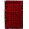 Red Bokhara Rug 5' 2 x 8' 0 (ft) - No. 1316