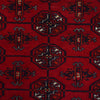 Red Color Bokhara Carpet 4' 2" x 5' 6" (ft) - No. 1325