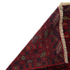 Red Color Bokhara Carpet 4' 2" x 5' 6" (ft) - No. 1325