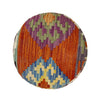 Kilim Round Stool - Handmade Seating 1' 2" x 1' 5" (ft) - No. AL13