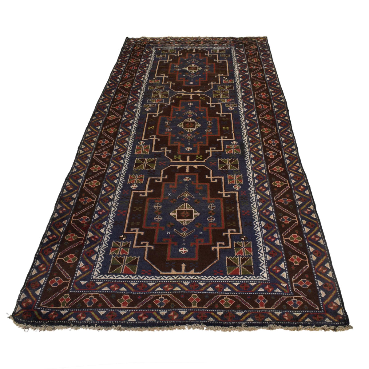 Buy Afghan Multi Tribal Zikini Hallway Runner at Allrugopk.