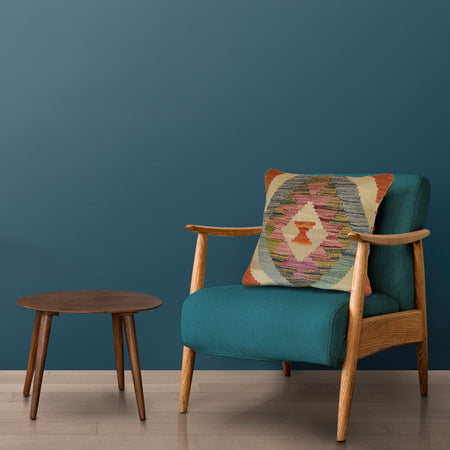 Hand Knotted Kilim Cushion 1' 4 x 1' 5 (ft) - No. 17786