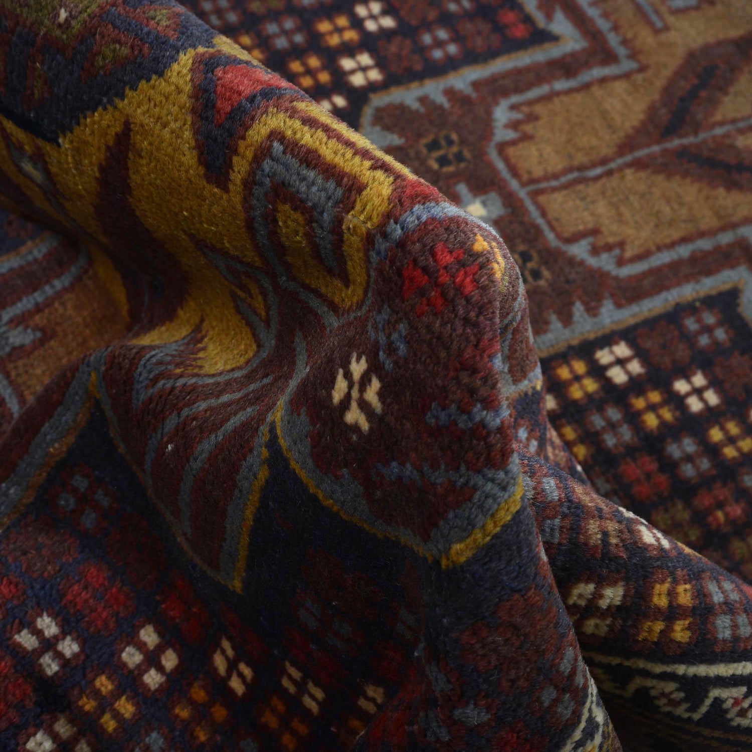 Handmade Vintage Baluch Runner 3' 0" x 8' 8" (ft) - No. AL178