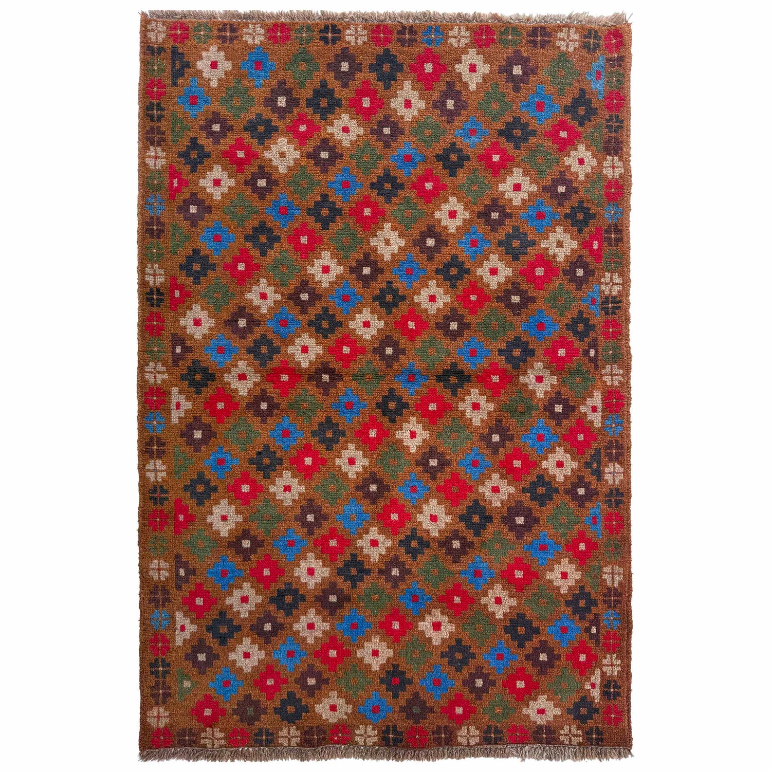 Tribal Baloch Rug 3' 3" x 4' 10" (ft) - No. 1901