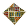 Kilim Square Stool - Handmade Seating 1' 3" x 1' 3" (ft) - No. AL1