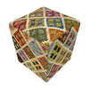 Kilim Square Stool - Handmade Seating 1' 3" x 1' 3" (ft) - No. AL1