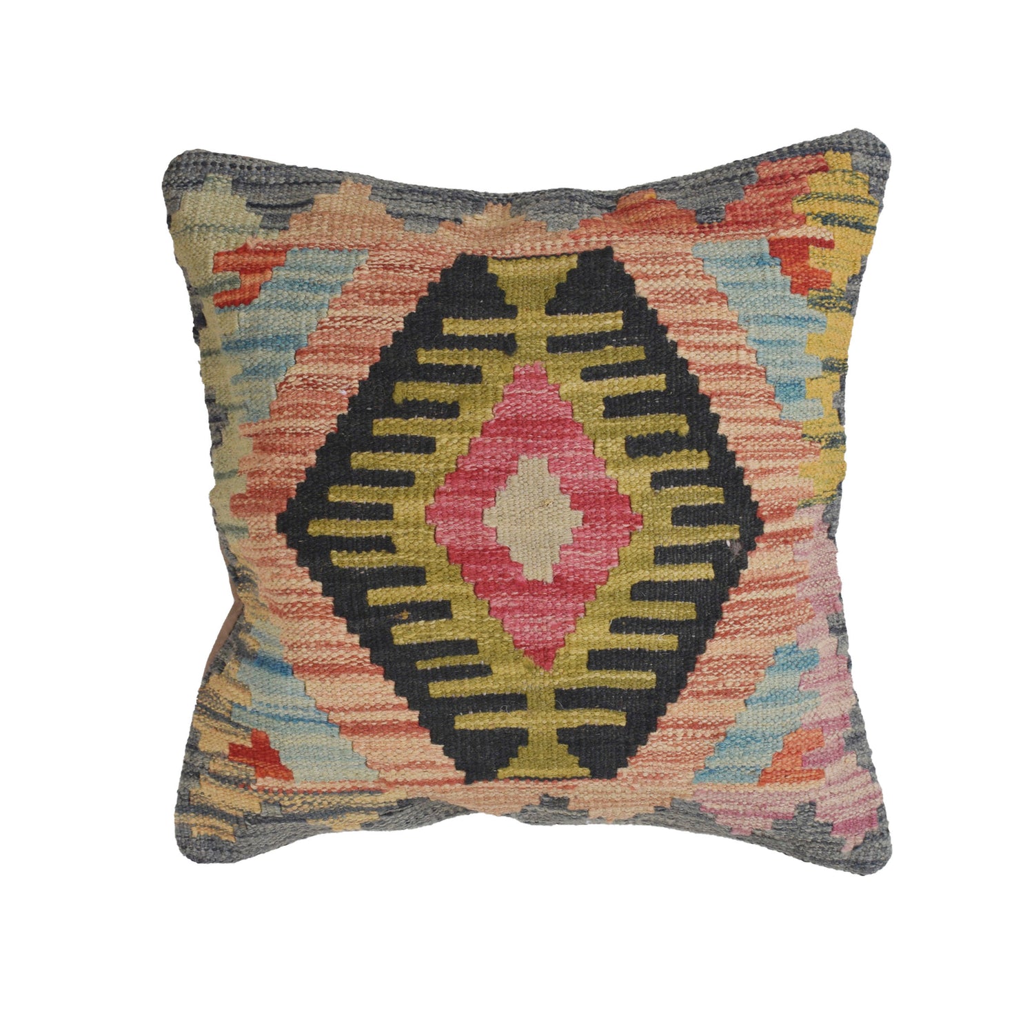 Hand Knotted Kilim Cushion 1' 5" x 1' 6" (ft) - No. 21153