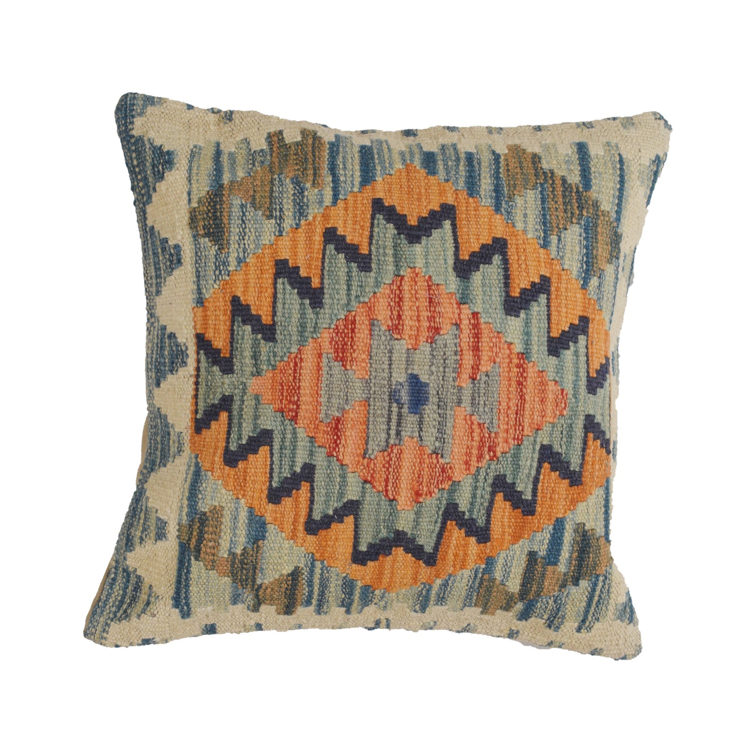 Hand Knotted Kilim Cushion 1' 4 x 1' 4 ft) - No. 22200